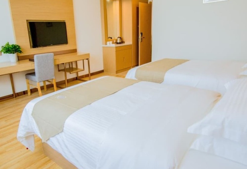 בית מלון כפרי Greentree Inn Nantong Tongzhou Zhangzhishan Town Deli Square Express