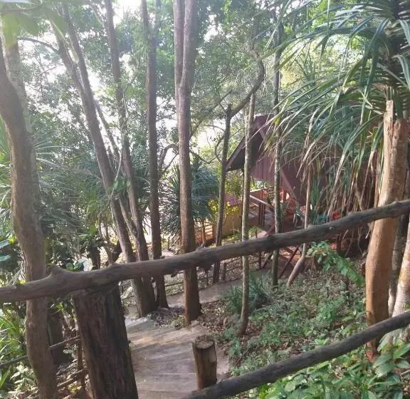 Hotelli Jungle Hill Beach Bungalow