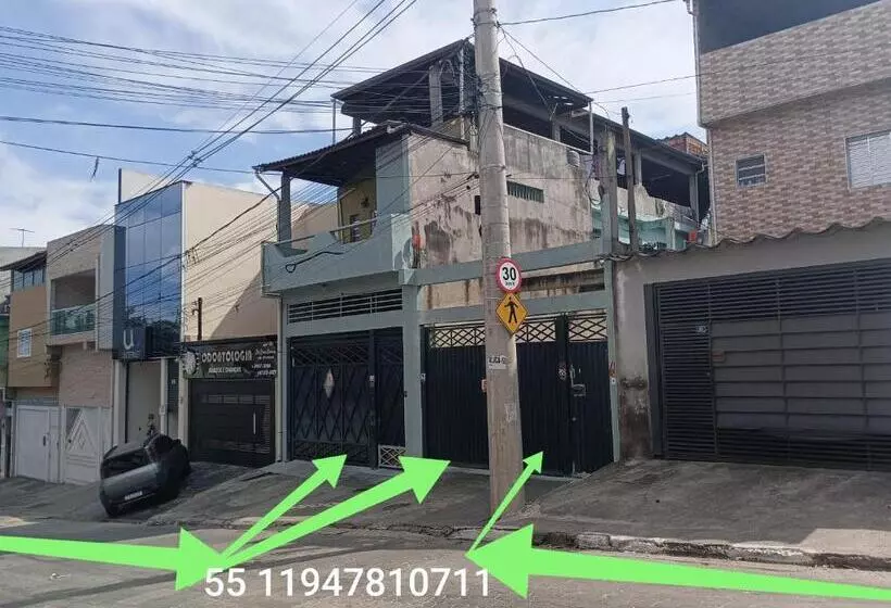 Majatalo Hostel Família Quartos Privado Próximo Aeroporto Int Guarulhos Sp Táxi 24 Hrs