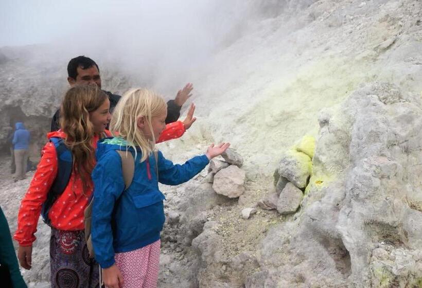 פנסיון Wisma Sibayak Guesthouse Berastagi