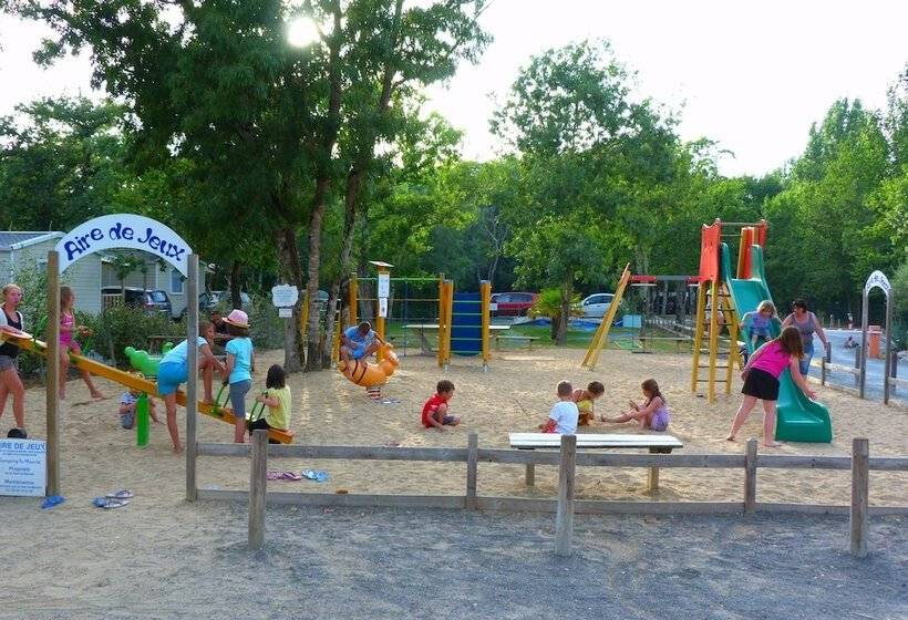 בית מלון כפרי Mobil Home Xxl 4 Chambres   Camping Le Domaine D Oléron