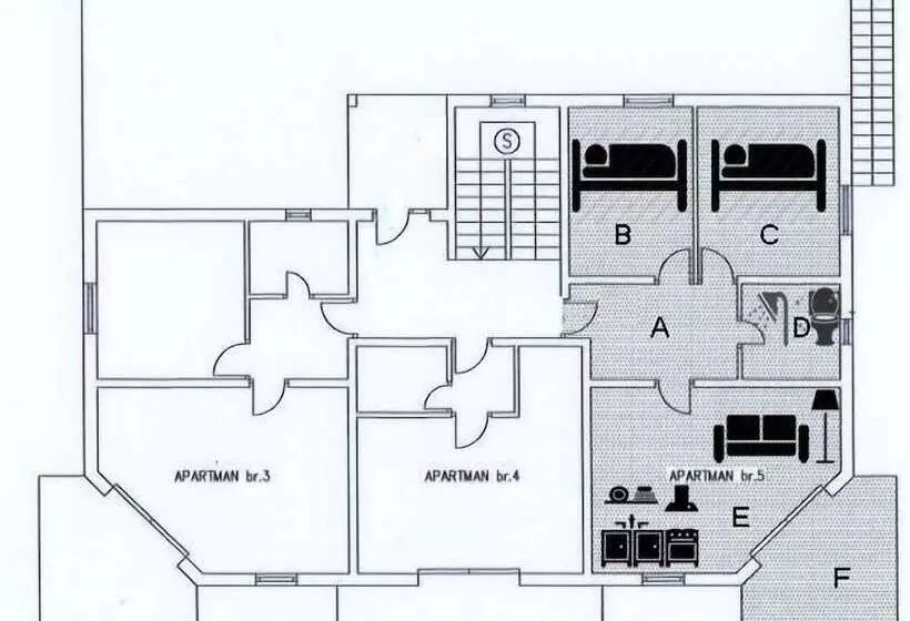 ペンション Apartments Villa Venera