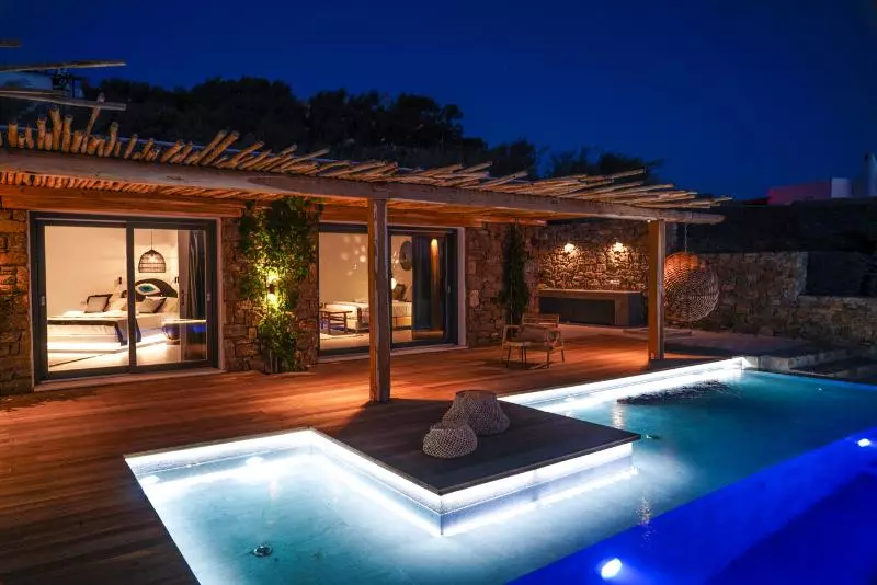 ペンション Ikies Of Mykonos