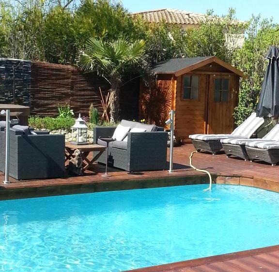 مبيت وإفطار Les Chambres D Hôtes De La Ferrage