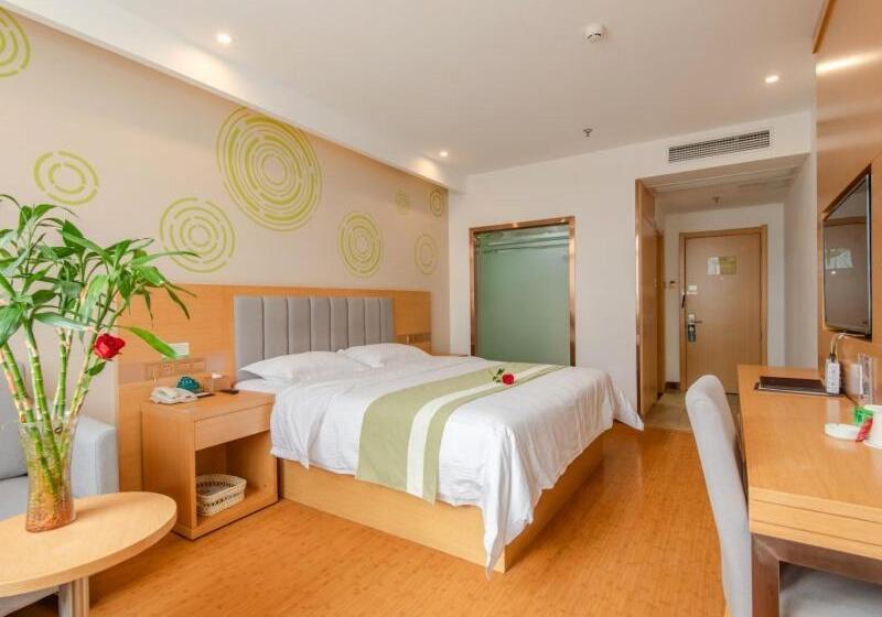 酒店 Greentree Inn Hefei Shushan District Binhu Qiancheng Business