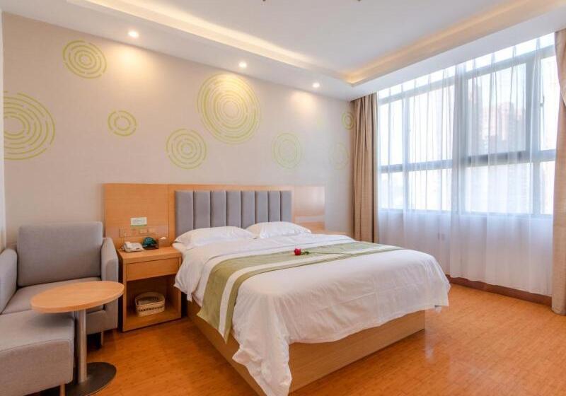 酒店 Greentree Inn Hefei Shushan District Binhu Qiancheng Business