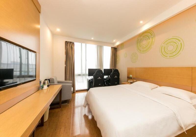酒店 Greentree Inn Hefei Shushan District Binhu Qiancheng Business