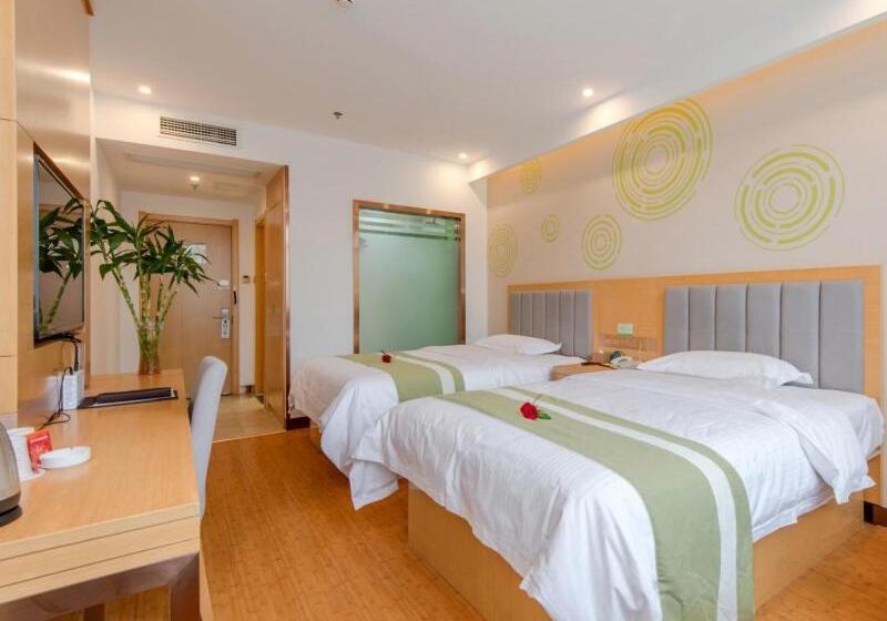酒店 Greentree Inn Hefei Shushan District Binhu Qiancheng Business