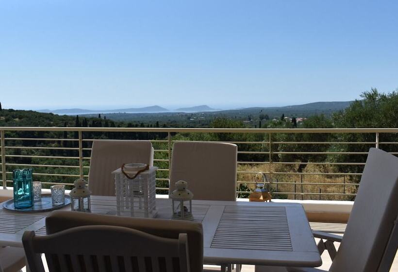 Luxury Modern Seaview Villa 15min From Voidokoilia