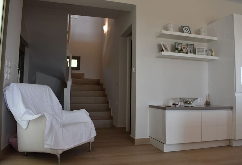 Luxury Modern Seaview Villa 15min From Voidokoilia