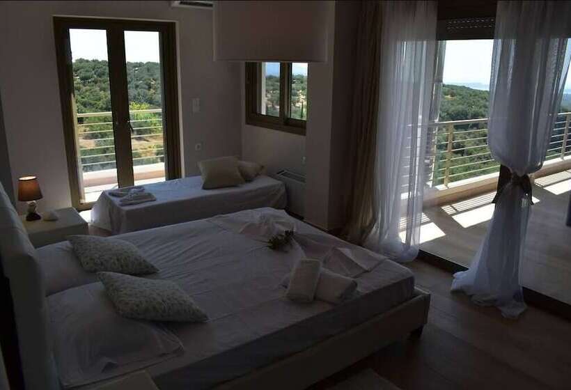 Luxury Modern Seaview Villa 15min From Voidokoilia
