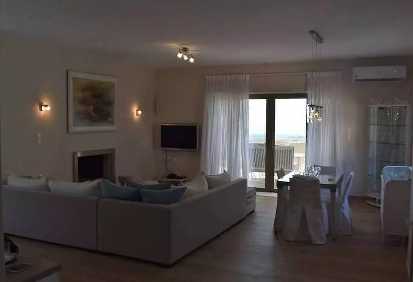 Luxury Modern Seaview Villa 15min From Voidokoilia