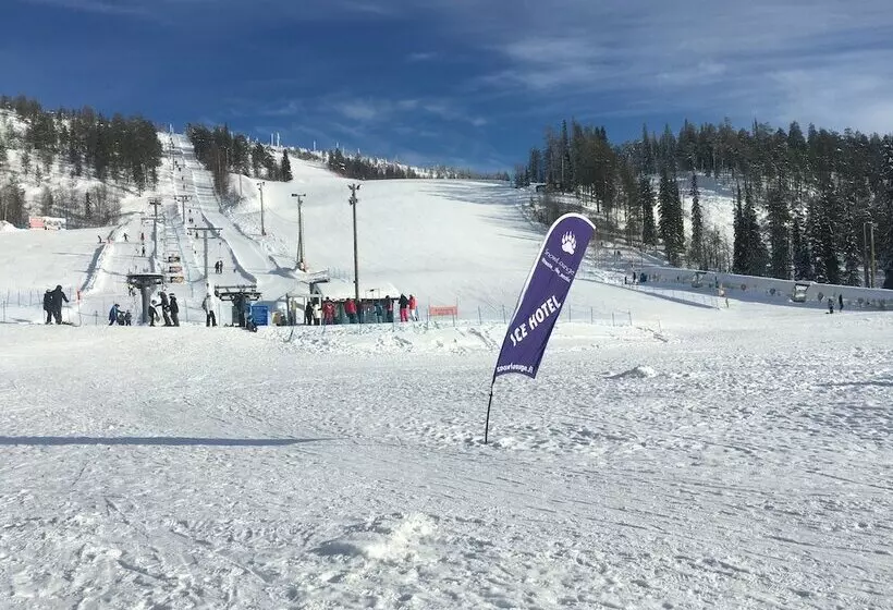 Hotelli Snowlounge Aurorahut Glasigloos Ice