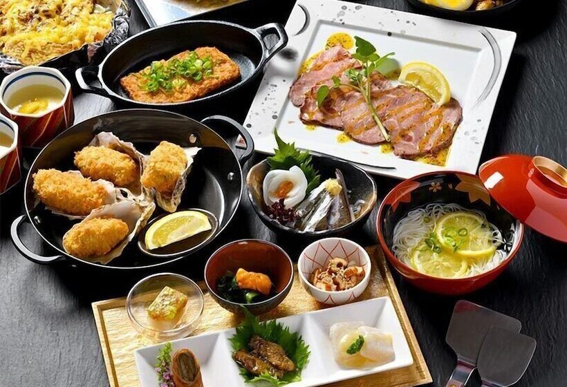 료칸 Miyajimaan Hiroshima