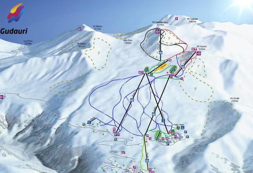 New Gudauri Apartment Belle Epoque With A Terrace