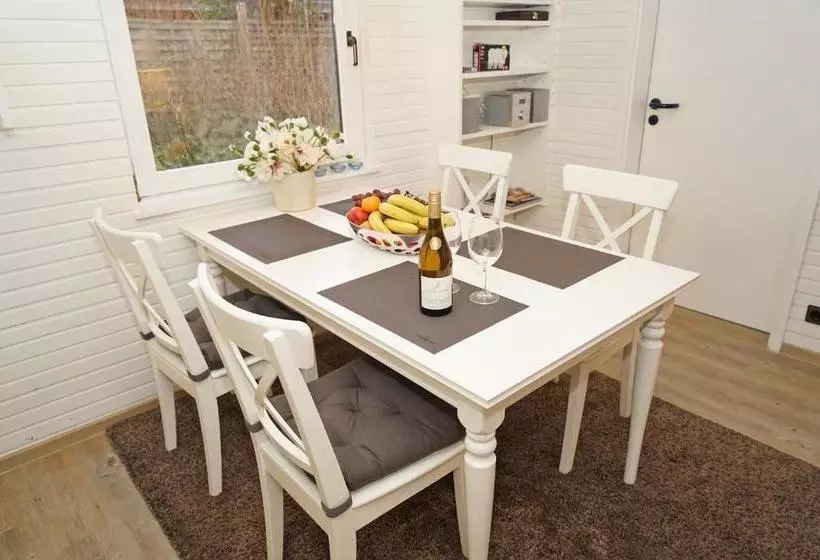 Lomakeskus Blockhaus _ Grosse Terrasse Mit St