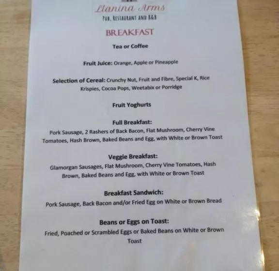 ホテル Llanina Arms