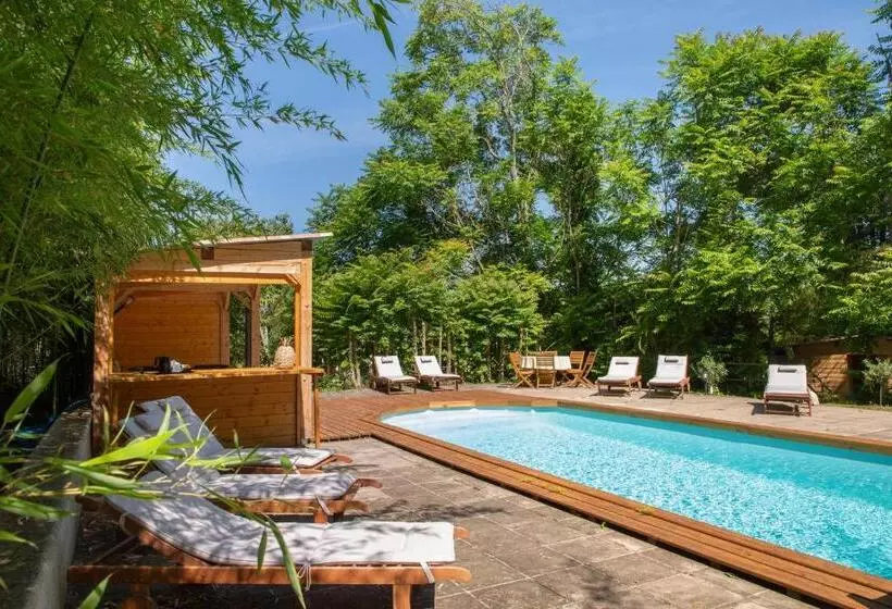 호텔 Chambre D Hôtes Au Jardin Des Saveurs