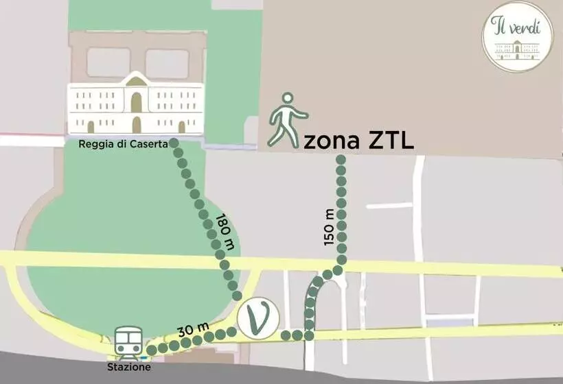 تختخواب و صبحانه Il Verdi Home