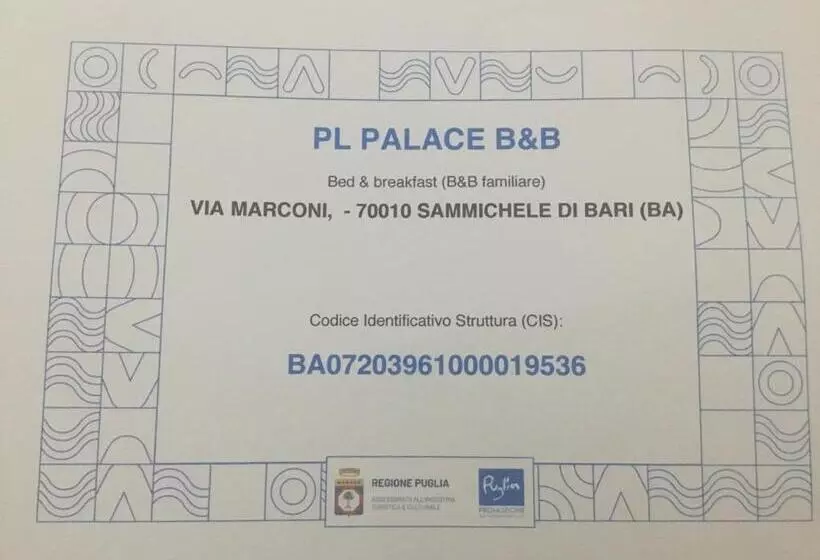 Bed & Breakfast Pl Palace