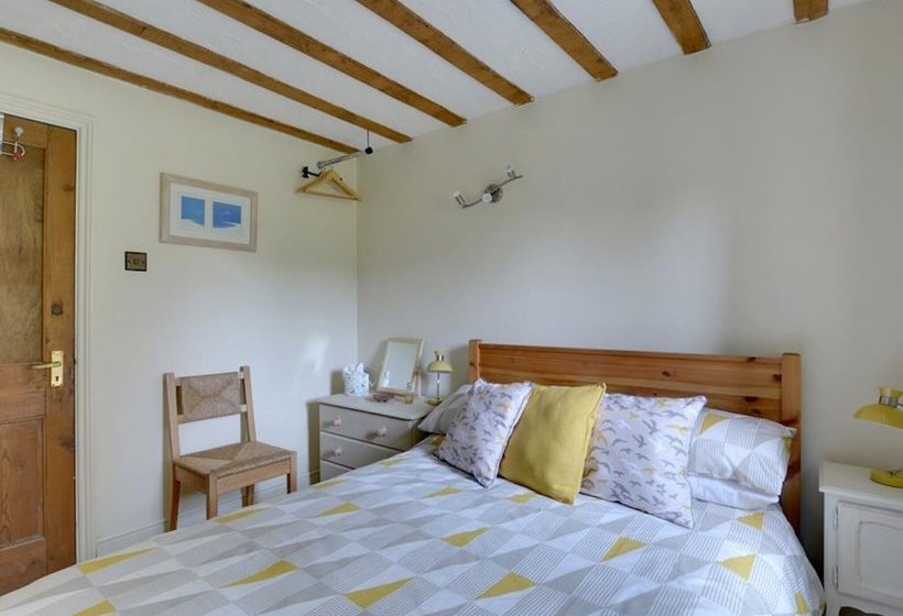 Converted Barn With Excellent Wooden Beams, High Ceiling And A Cosy Terrace
