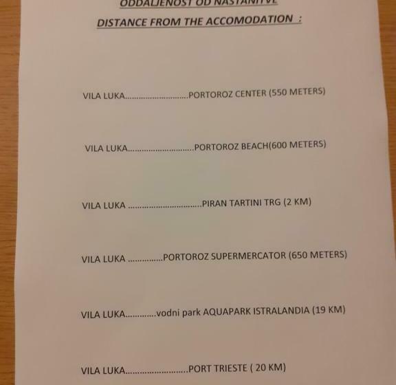 پانسیون Guest House Vila Luka