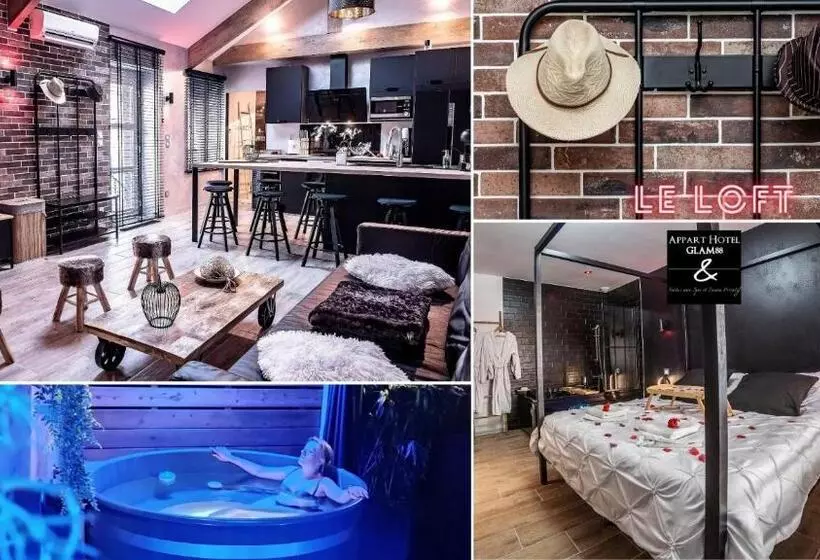 Appart Hotel Glam88 Suites Avec Spa Et Sauna Privatif