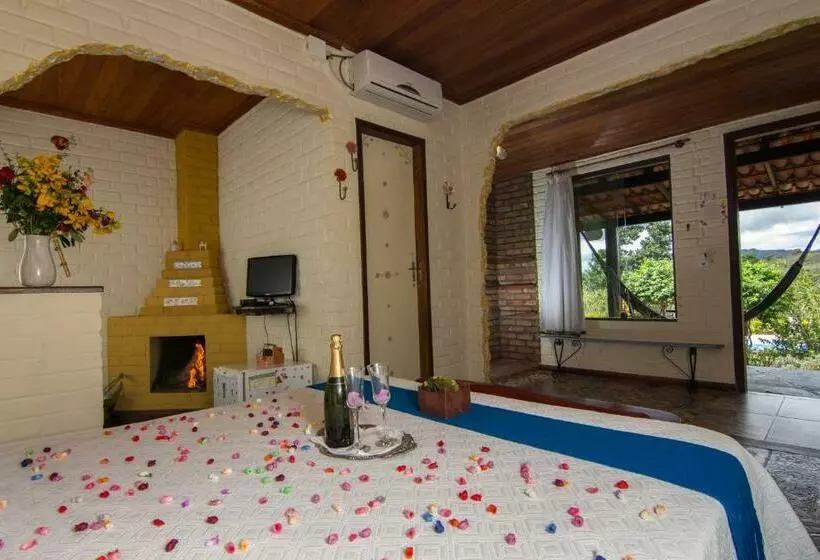 ペンション Pousada Villa Lagoa Das Cores