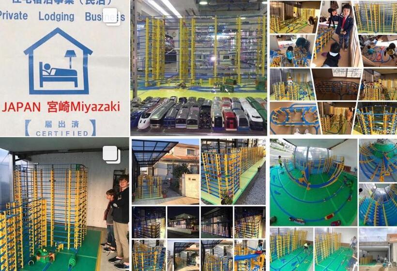 پانسیون ゲストハウス宮崎 Guesthouse Miyazaki バックパッカー向け個室旅人宿 P有宮崎駅1km喫煙者不可