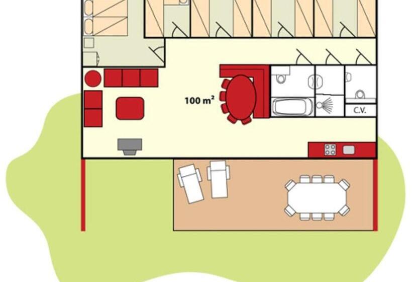 Resort Bungalow 10 Personen