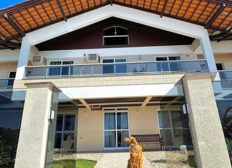 펜션 Pousada Vila Del Mare Frente Praia