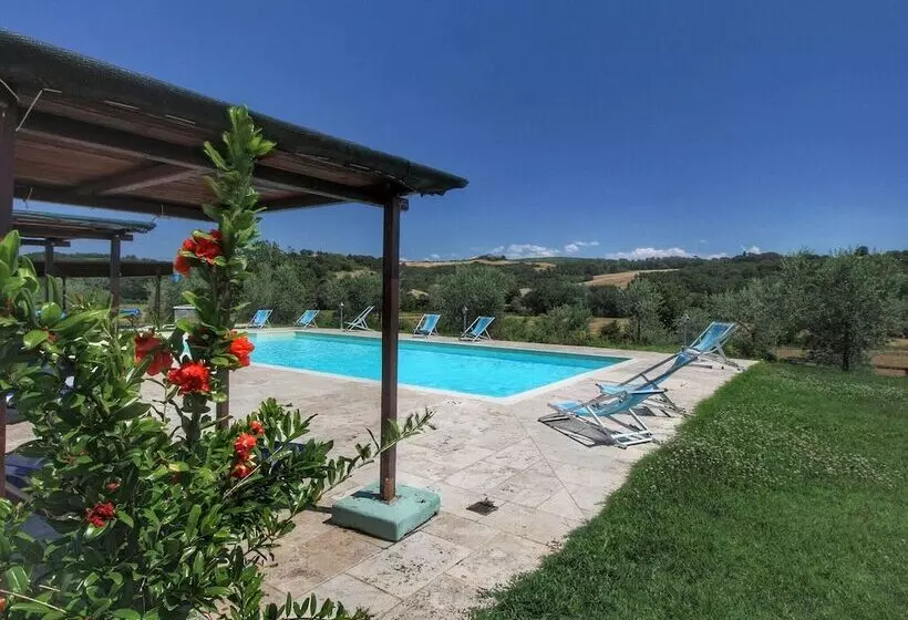 Gorgeous Cottage In Asciano With Swimming Pool