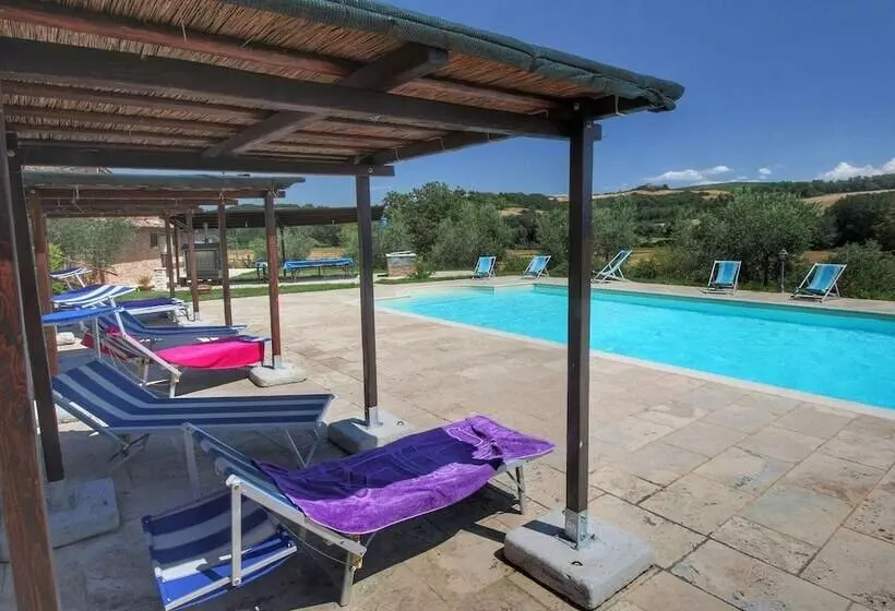 Gorgeous Cottage In Asciano With Swimming Pool