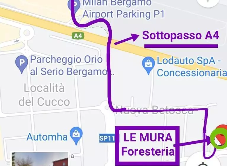 ベッドアンドブレックファースト Le Mura Foresteria