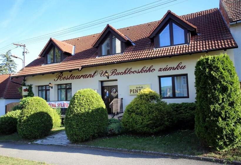 旅馆 Restaurant Penzion U Buchlovskeho Zamku