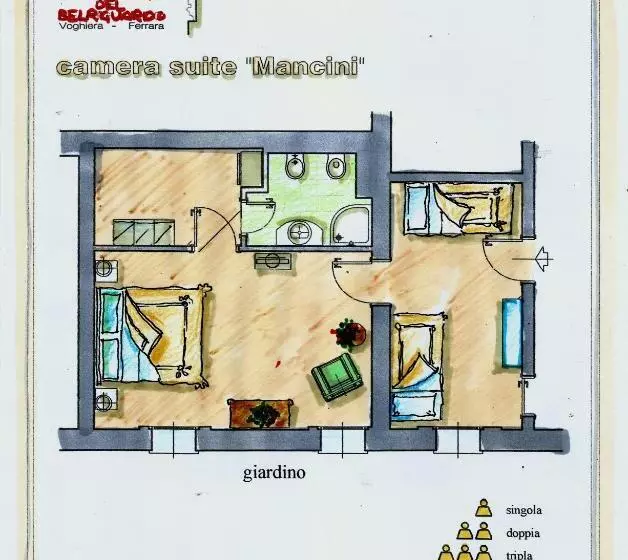 B&b Le Stanze Del Belriguardo