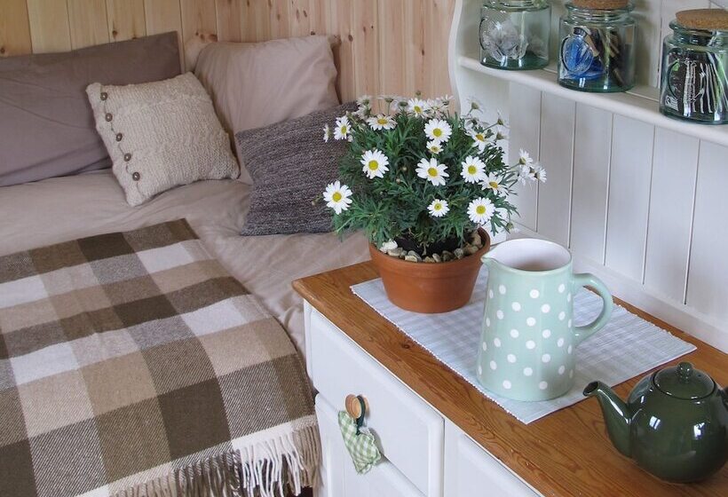 فندق ريفى Marshwood Farm B&b And Shepherds Hut