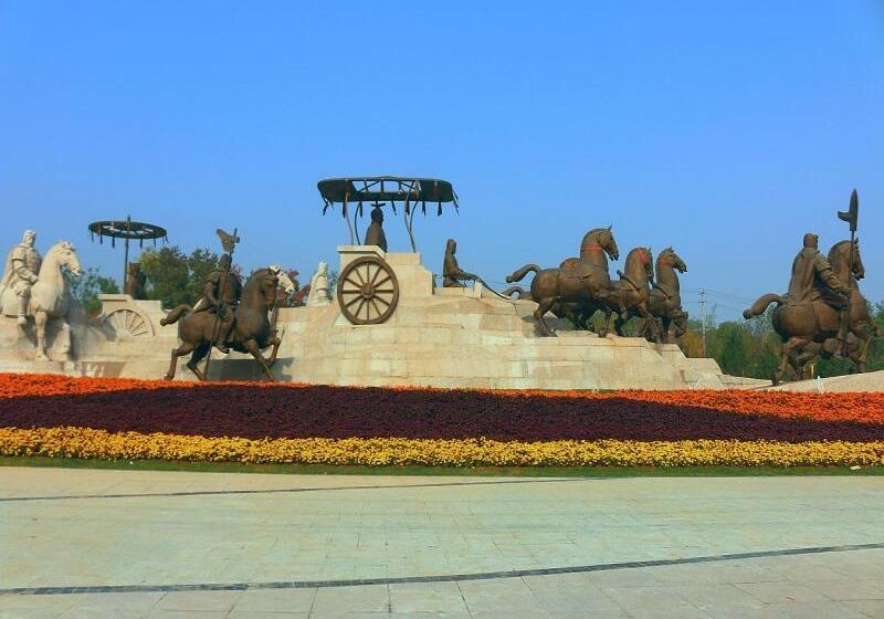 בית מלון כפרי Greentree Inn Jiangsu Xuzhou Kuangda Huaita East Gate Express