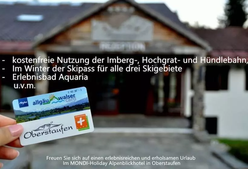 בית מלון כפרי Mondi Resort Und Chalet Oberstaufen