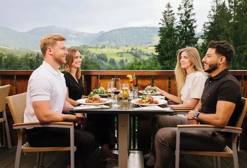 בית מלון כפרי Mondi Resort Und Chalet Oberstaufen