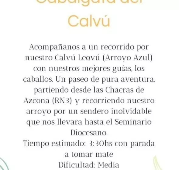 ユースホステル Chacras De Azcona Hostería