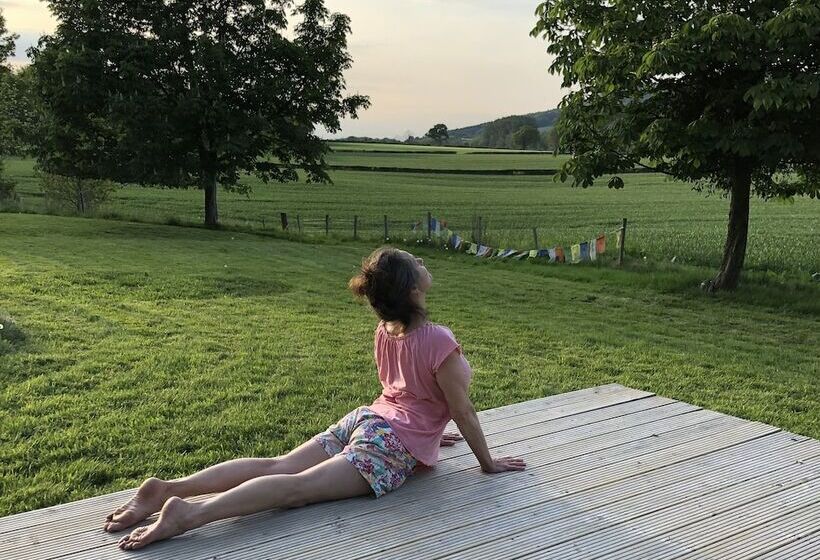 Cosy 5m Bell Tent Glamping In Rural Herefordshire