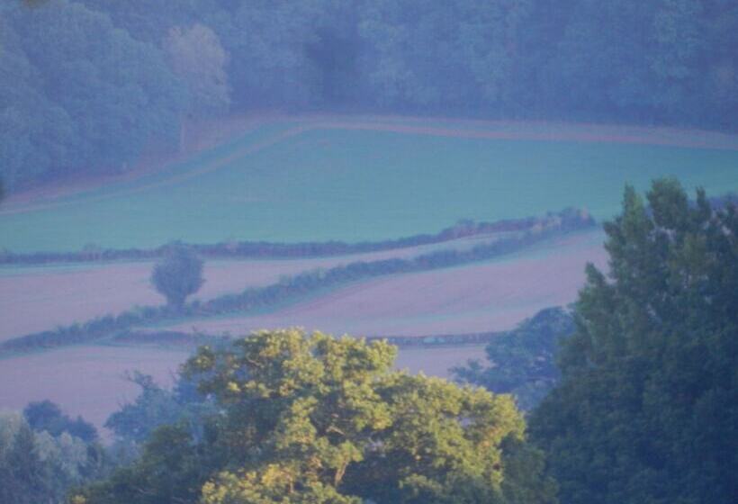 Cosy 5m Bell Tent Glamping In Rural Herefordshire
