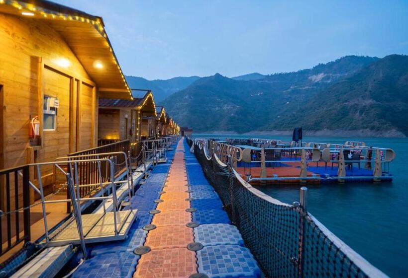 בית מלון כפרי Le Roi Floating Huts & Eco Rooms Tehri