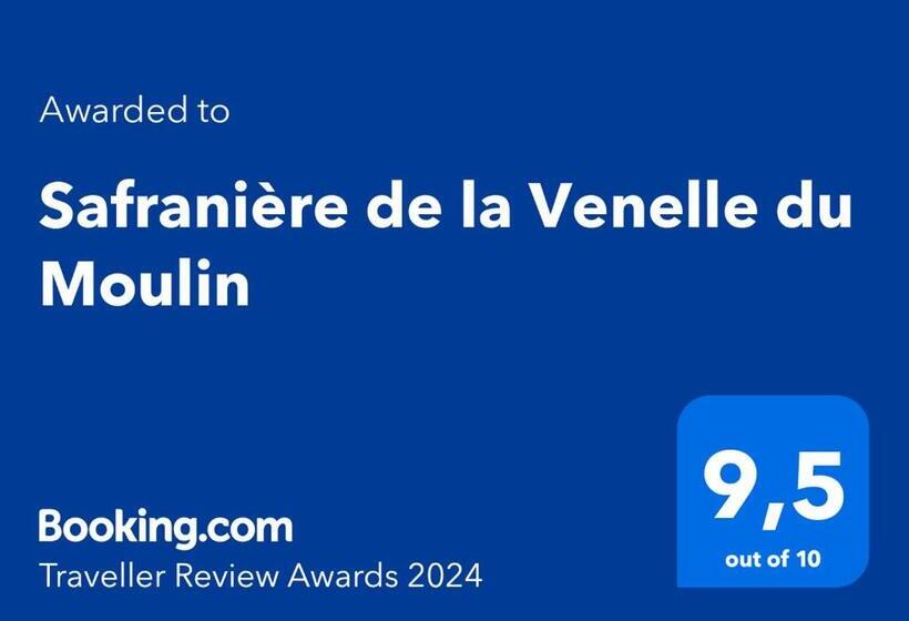 مبيت وإفطار Safranière De La Venelle Du Moulin