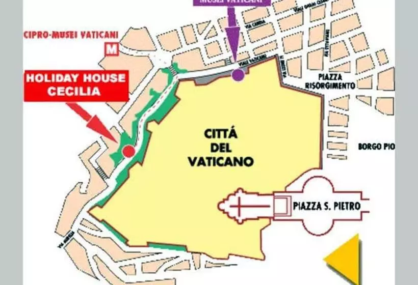 هتل Home Holiday Vatican Museums