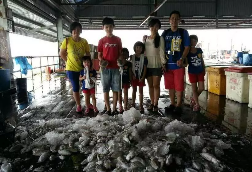 ホテル Sea Lion Pulau Ketam Bungalow Homestay