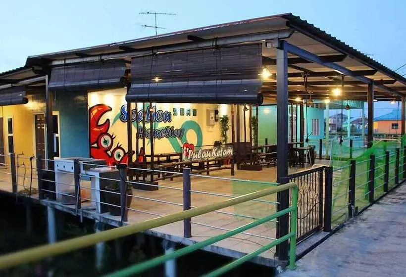 ホテル Sea Lion Pulau Ketam Bungalow Homestay