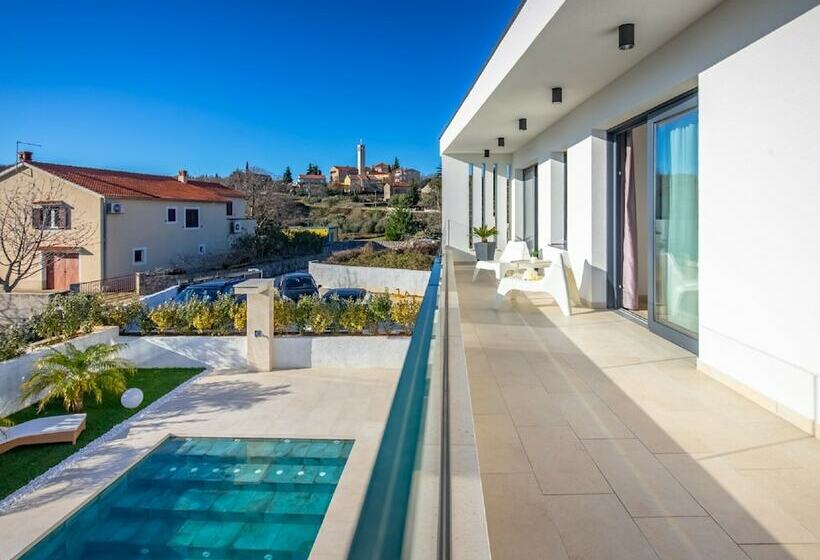 Luxury Villa With An Indoor And Outdoor Pool On The Island Of Krk