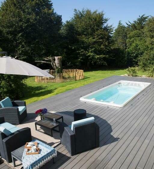 膳宿费 Eden Locquirec Piscine & Spa Chambre D Hôtes
